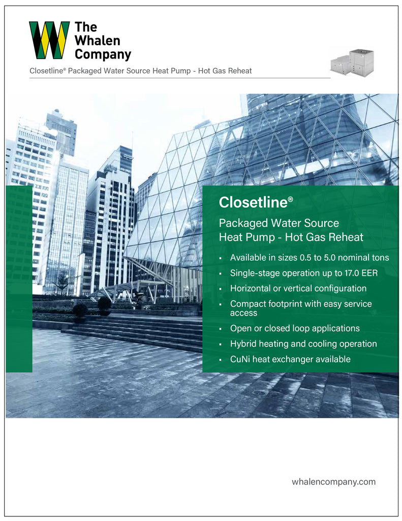 Closetline Hot Gas Reheat Brochure (25 pack)