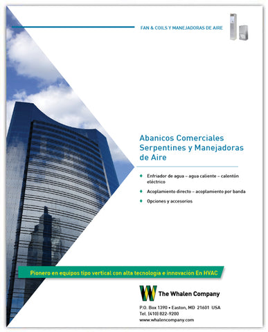 Abanicos Comerciales Serpentines y Manejadoras de Aire Folleto (25 pack)