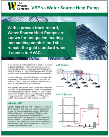 VRF vs. Water Source Heat Pump Brochure (25 pack)