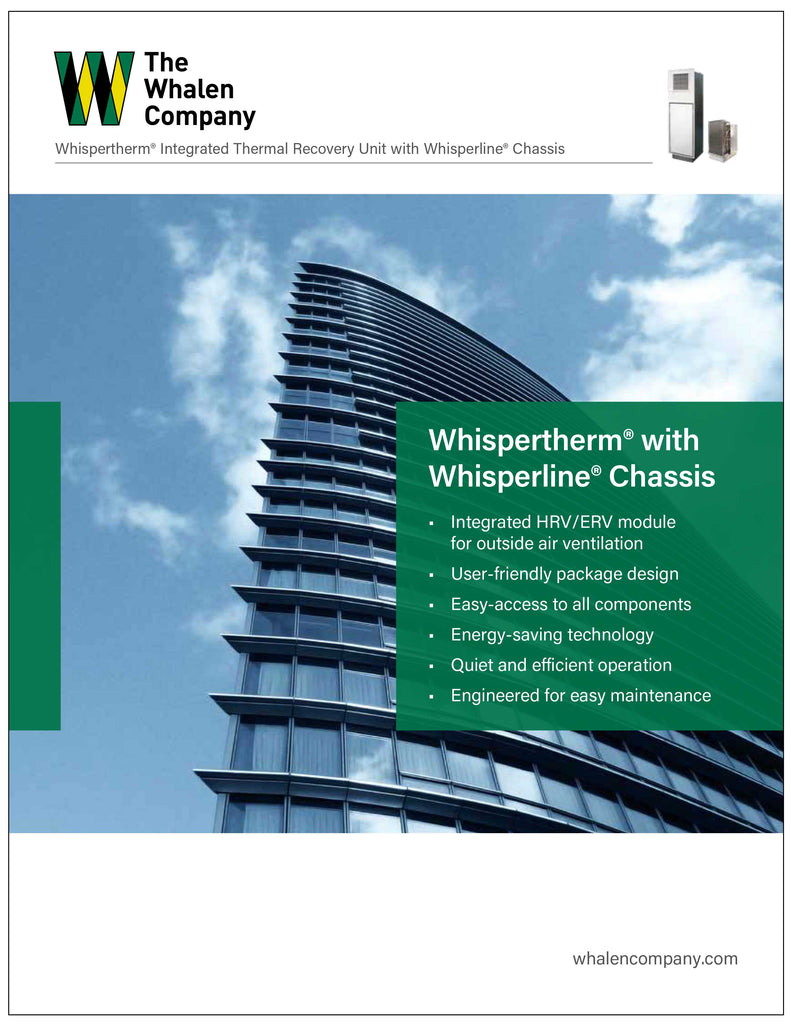 Whispertherm® Integrated Thermal Recovery Unit with Whisperline® Chassis Brochure (25 pack)