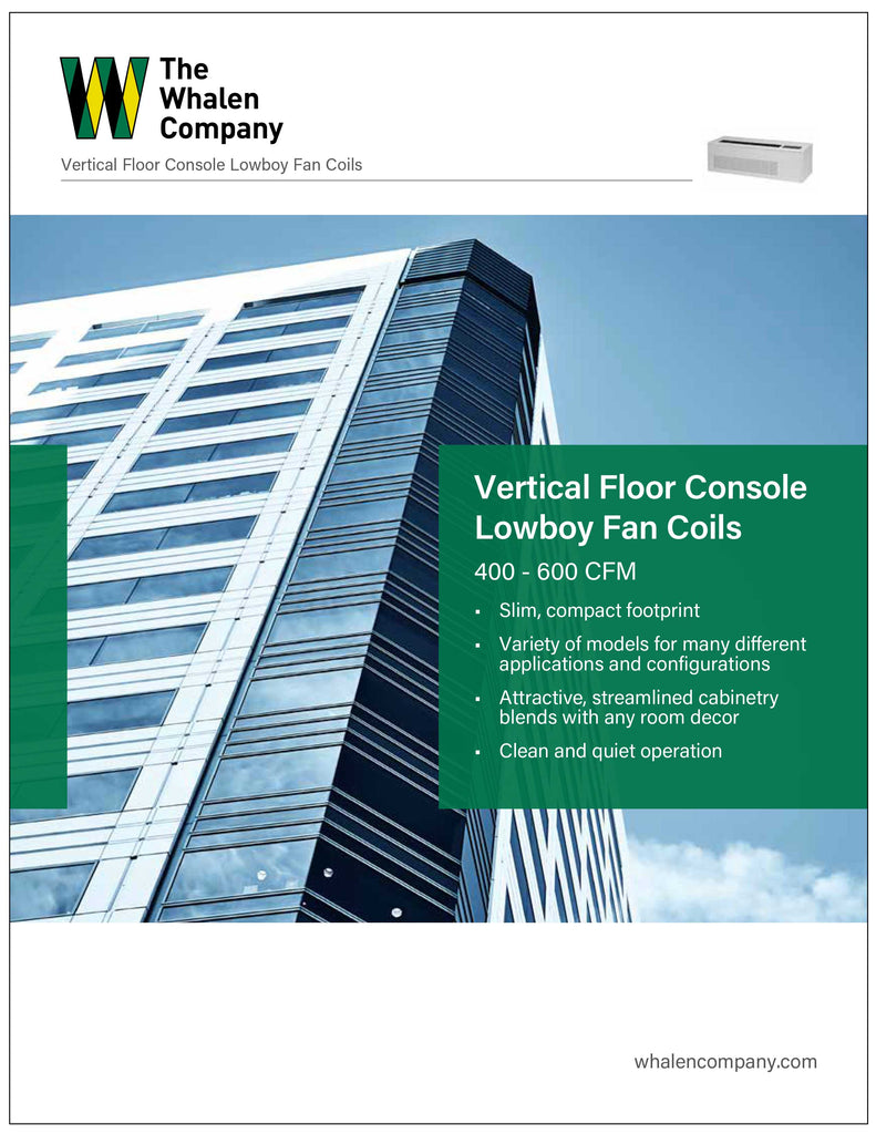 Vertical Floor Console Lowboy Fan Coil Brochure (25 pack)