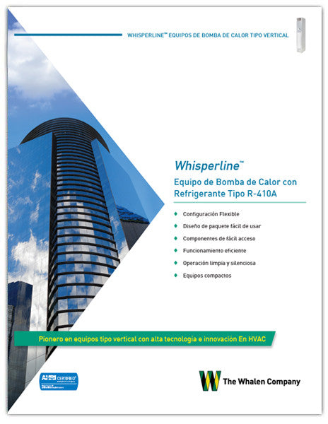 Whisperline® Equipo de Bomba de Calor Folleto (25 pack)